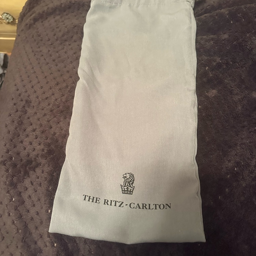 The Ritz-Carlton Gray Dust Bag
